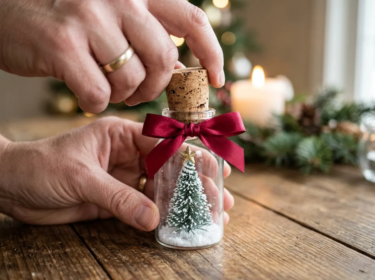 Seat the Natural Cork Stopper
